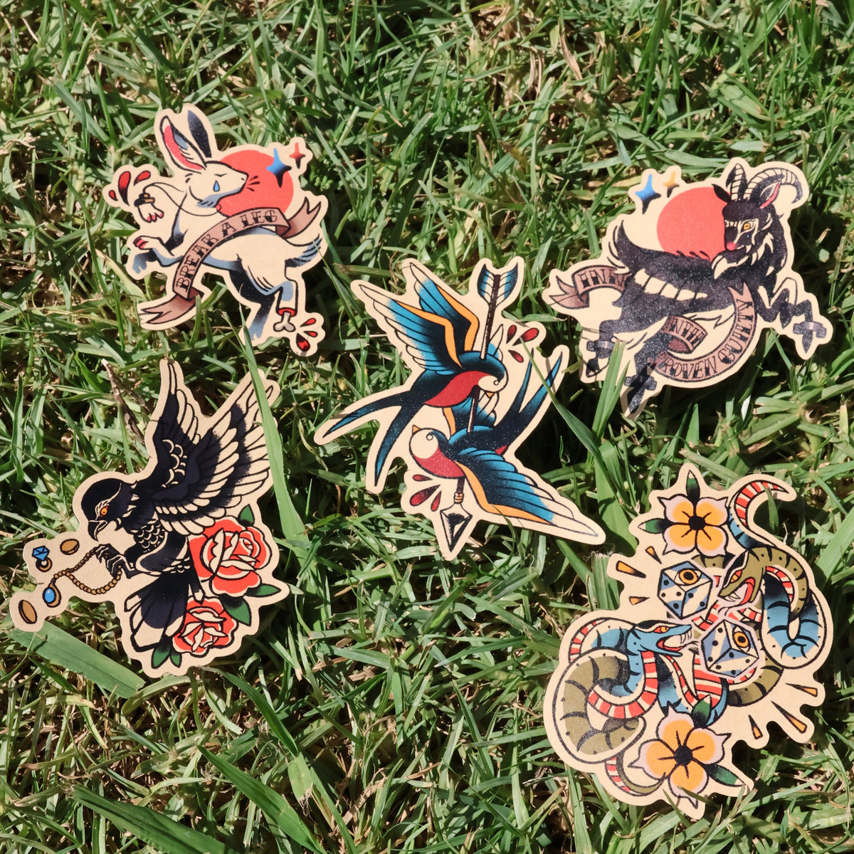 [Original] American Trad Stickers
