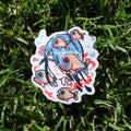 [Original] Piranha Girl Sticker
