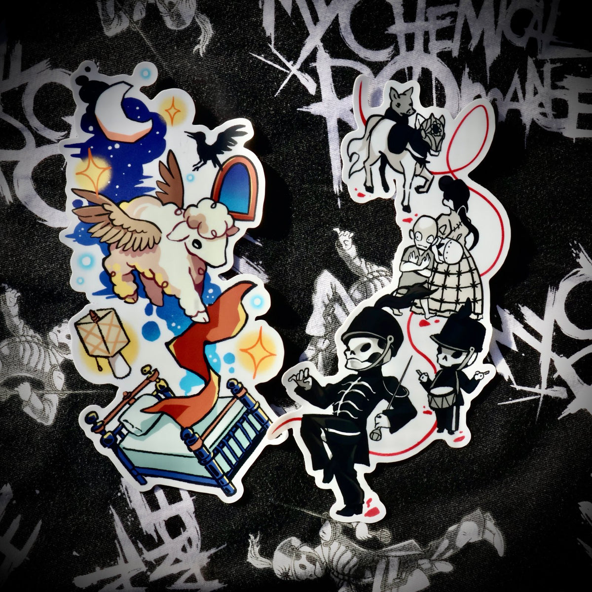 [EMO] MCR/FOB Album Stickers