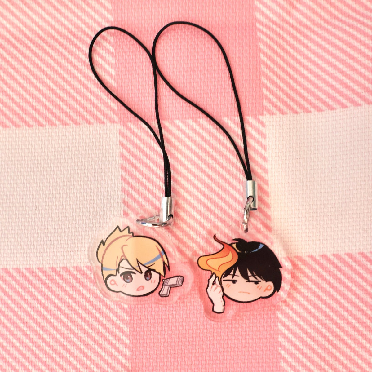 [FMA] Roy Mustang Riza Hawkeye Phone Charms