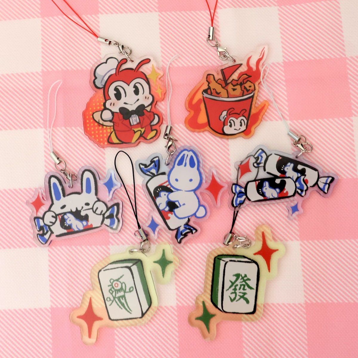 Mahjong Acrylic Charms