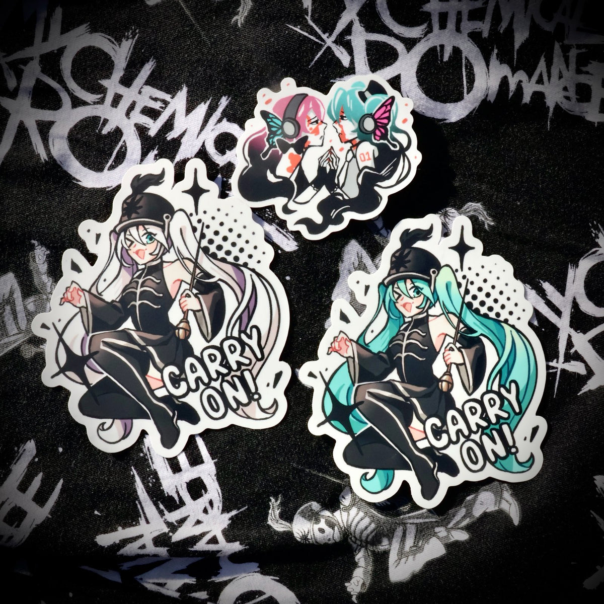 [EMO] MCR Miku Stickers