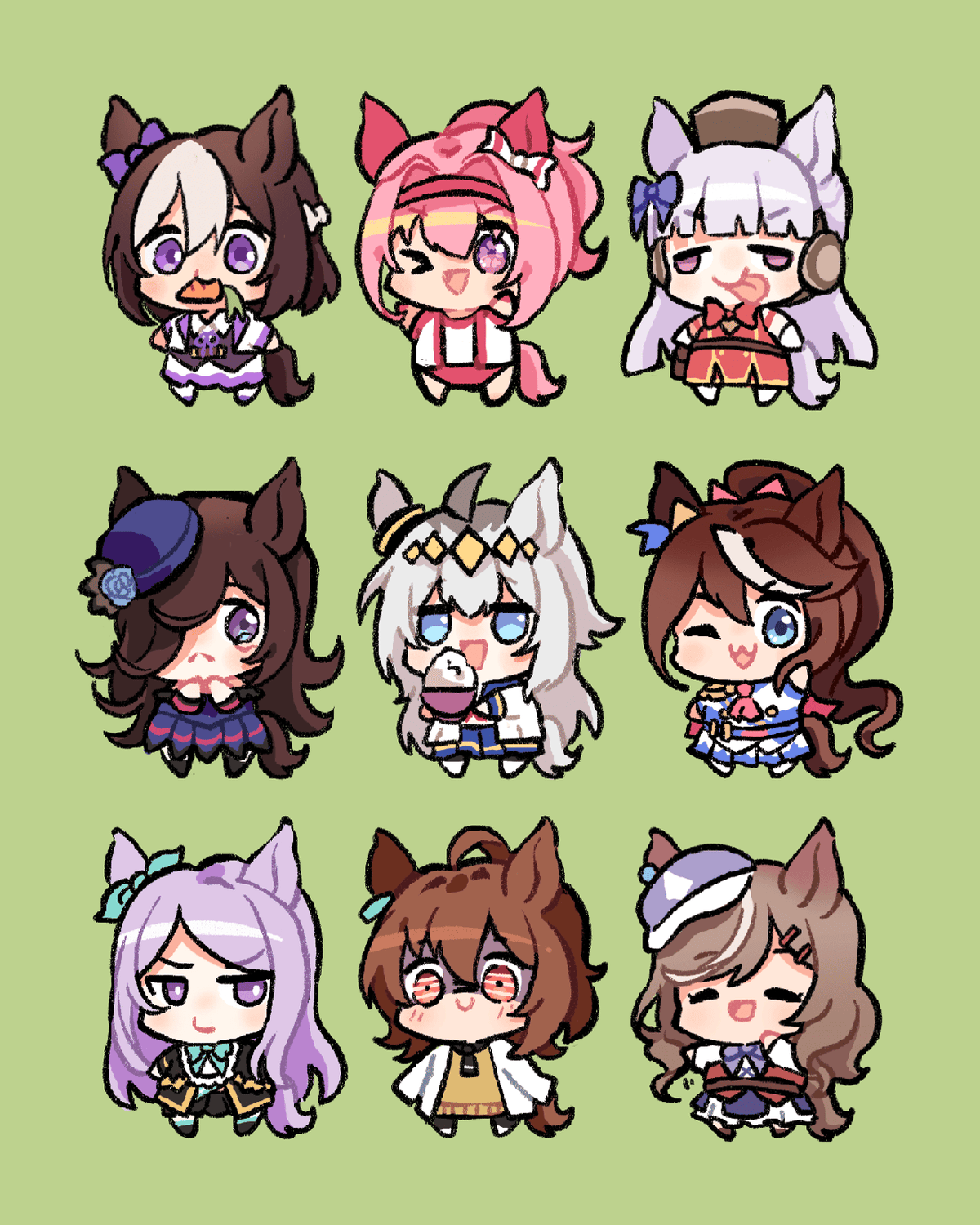 [Uma Musume] Stickers