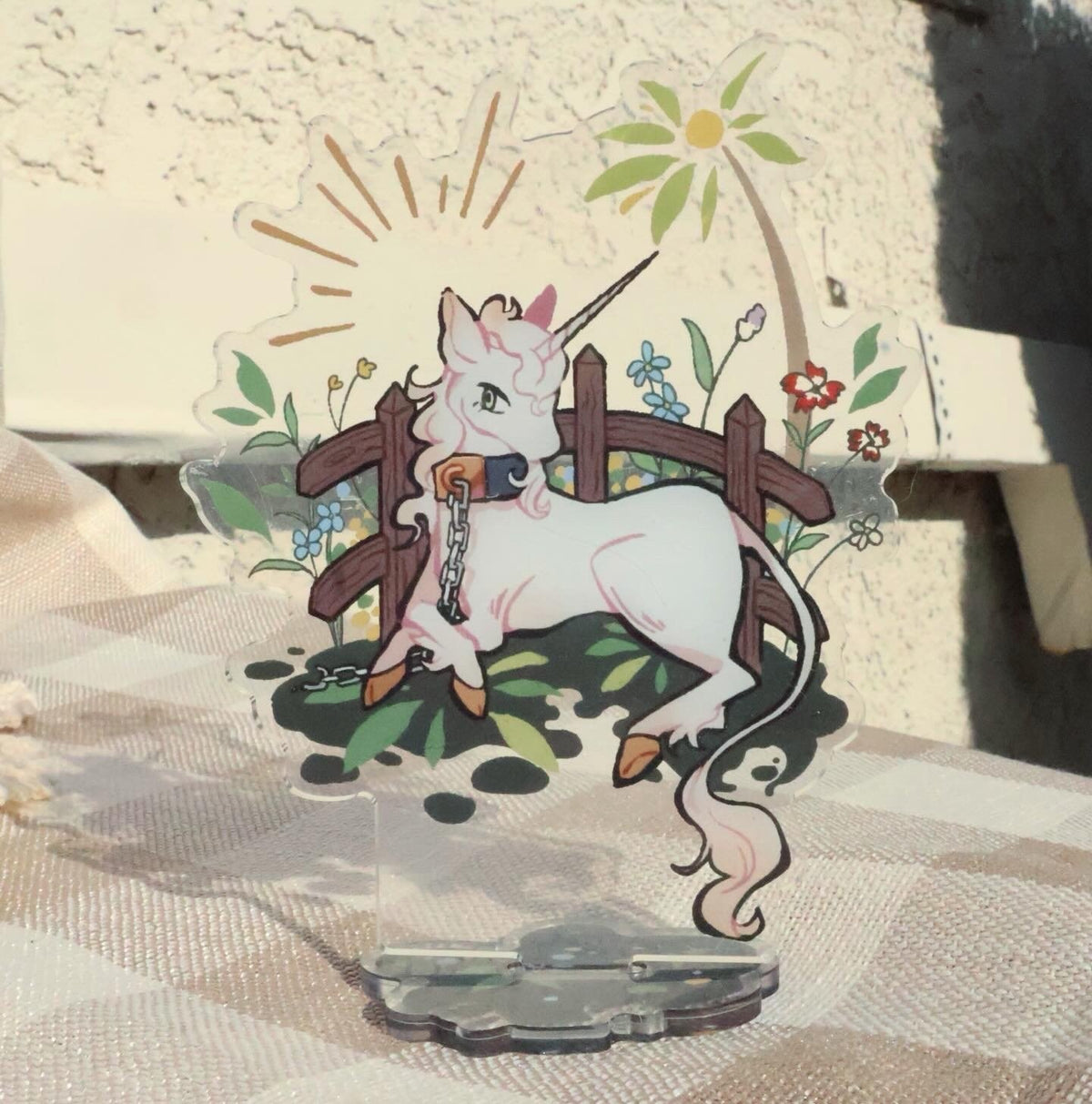 [Original] Unicorn Tapestry Standee