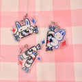 White Rabbit Candy Acrylic Charms